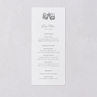 Western Wild Horses Menus Licorice Signature