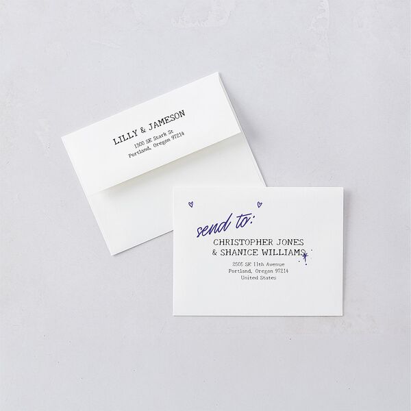 Mood Board Save The Date Magnets Sapphire Magnet Paper