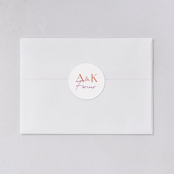 Ankara Print Wedding Stickers Marigold Circle