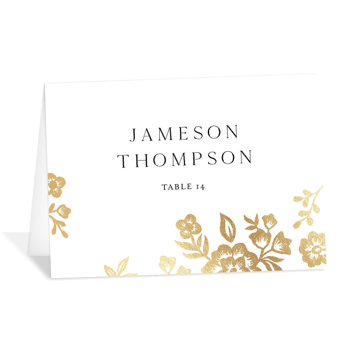 Foil Lace Place Cards