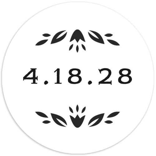 Papel Picado De Mexico Wedding Stickers Navy Circle