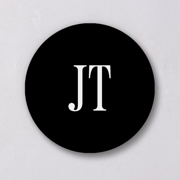 Magazine Cover Wedding Stickers Licorice Circle