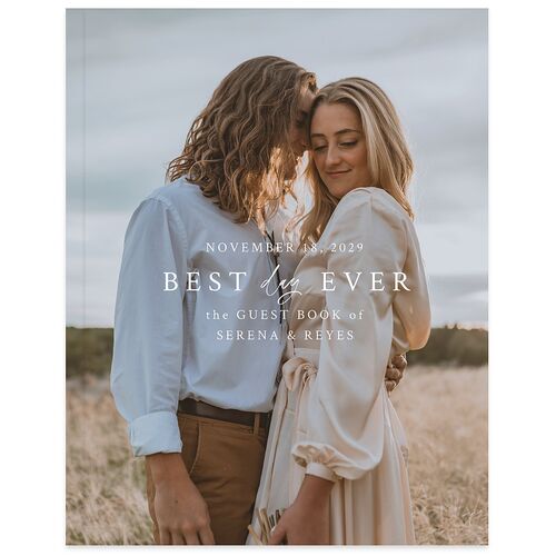 Captured Love Guest Books Pure White