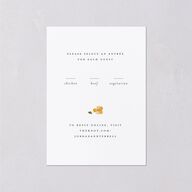 Dainty Wildflowers Wedding Response Cards Sunflower Signature Standard