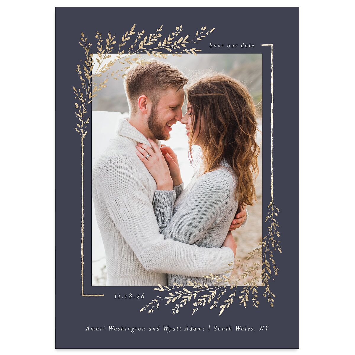 Exquisite Branches Save The Date Cards