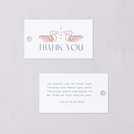 Eternal Devotion Favor Gift Tags Garnet Signature