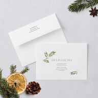 Rejoice Holiday Cards Dark Night Signature Blank Standard Portrait