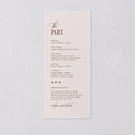 Whimsical Hand Drawn Bow Wedding Programs Burgundy Signature