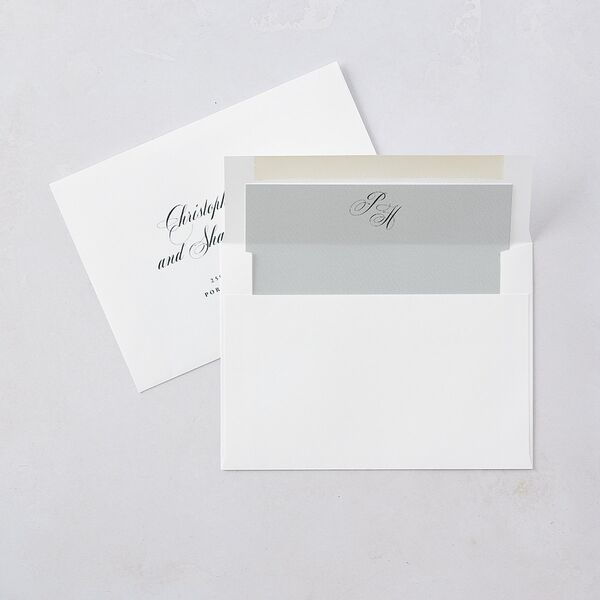 Opulent Garden Foil Wedding Invitations Gold Dark Emerald Signature Blank No Standard