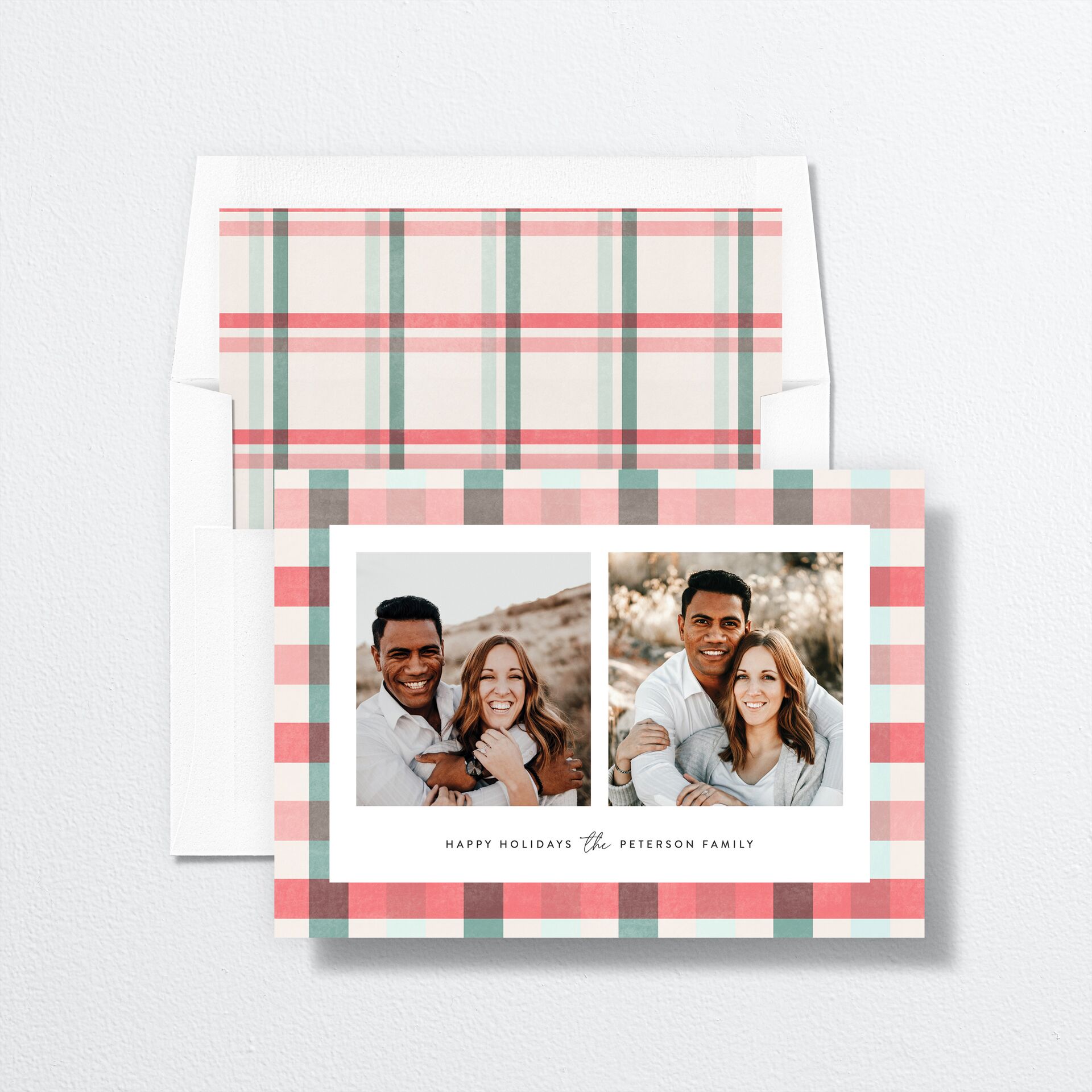 Plaid Frame Envelope Liners — view 1