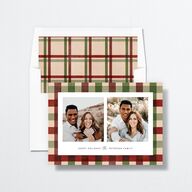 Plaid Frame Envelope Liners Rust Standard