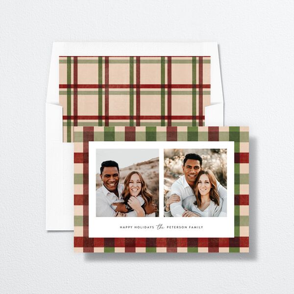 Plaid Frame Envelope Liners Rust Standard