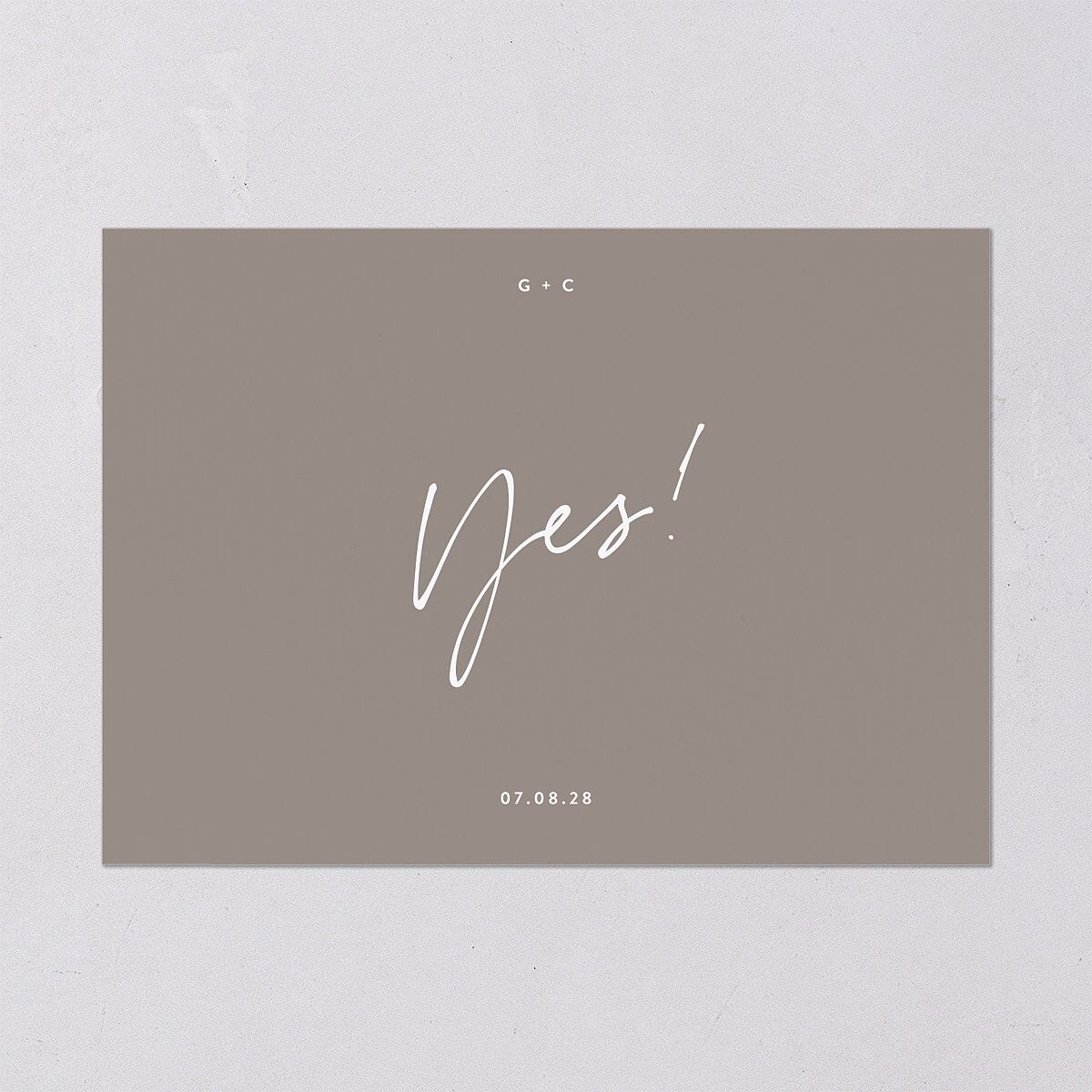 Written Names Save the Date Cards — view 3