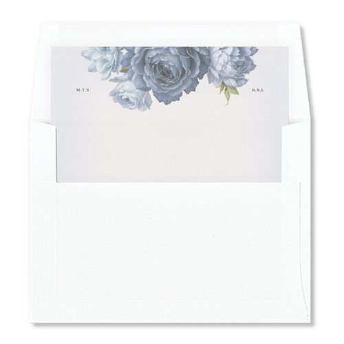Vintage Awkward Photo Hearts Envelope Liners Ocean Standard
