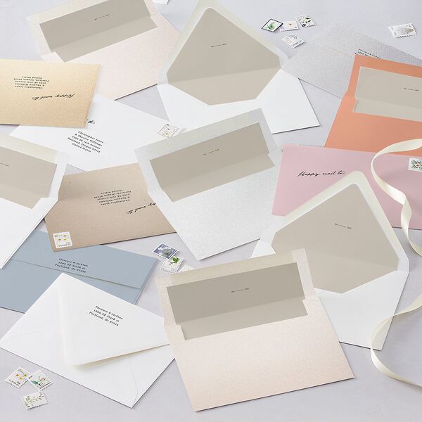 Vintage Film Photo Euro Envelope Liners Sand Luxe