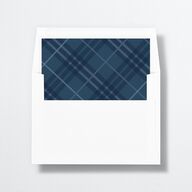 Happy Holiday Envelope Liners Moody Blue Standard
