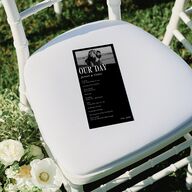 Magazine Cover Wedding Programs Licorice Signature
