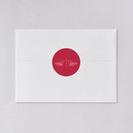 Eternal Devotion Wedding Stickers Garnet Circle
