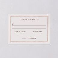 Indian Painted Henna Wedding Response Cards Chestnut Signature Standard
