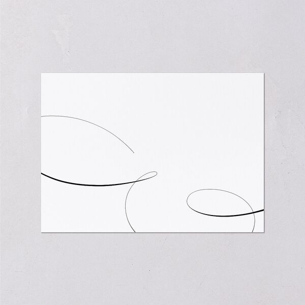 Classic Calligraphy Wedding Response Cards Licorice Signature Standard