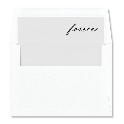 Vertical Names Envelope Liners Standard Pure White