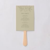 Vintage Botanical Sketch Fan Programs Dark Camo Signature Standard