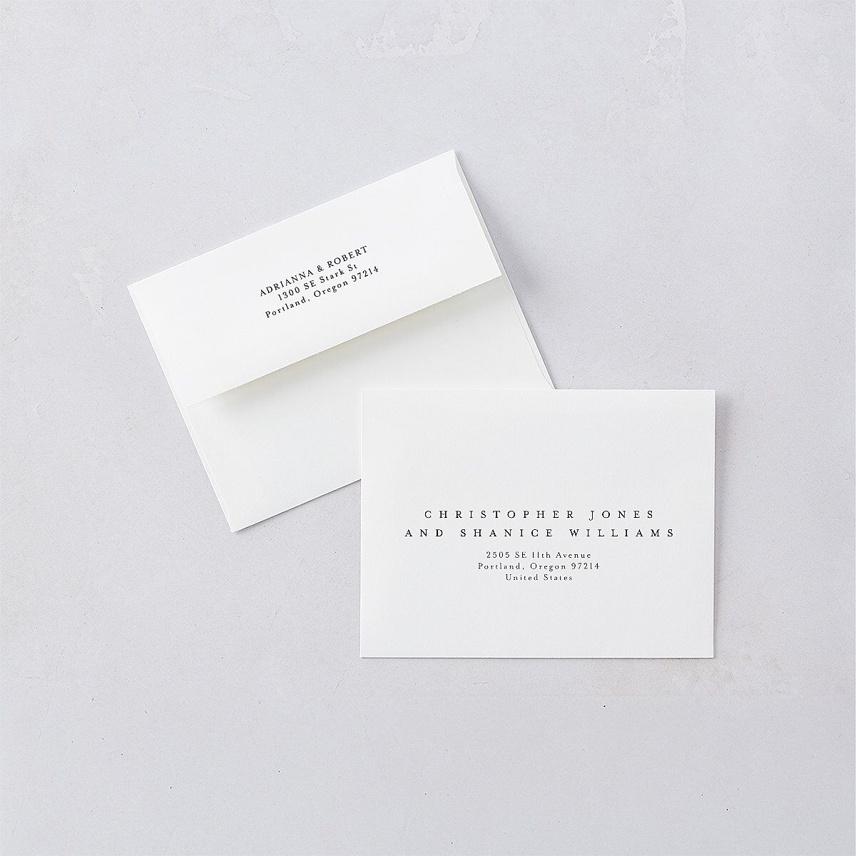 Simple Photo Save the Date Petite Cards Pure White Signature smooth Blank No Standard