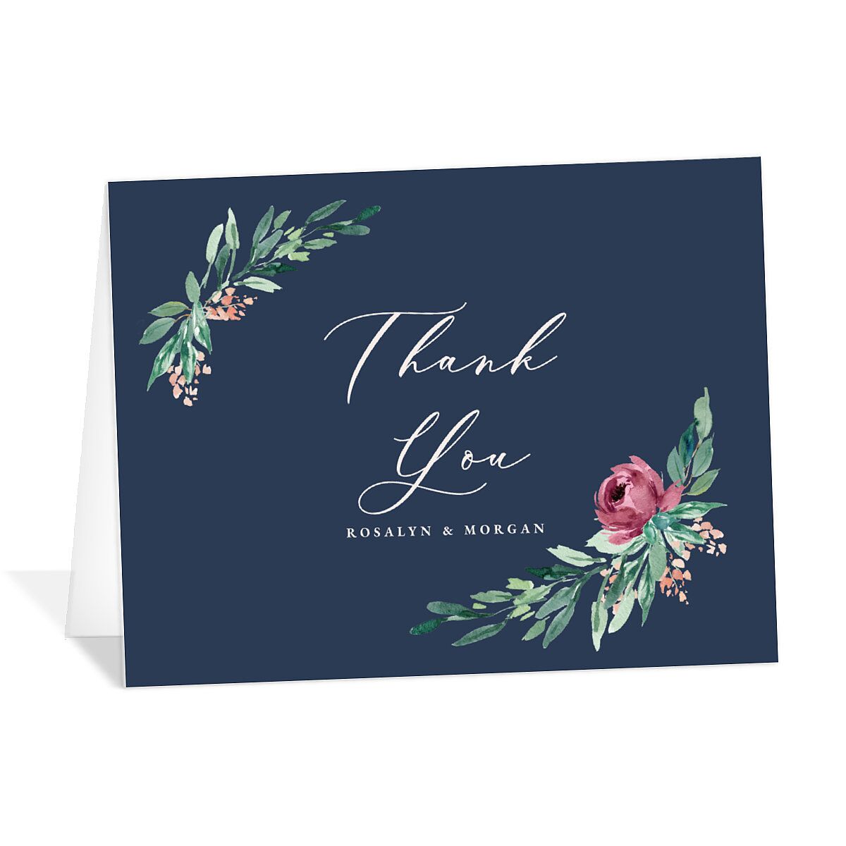 Gilded Botanical Thank You Cards