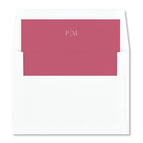 Hawaiian Tropical Monstera Frame Envelope Liners Charcoal Standard