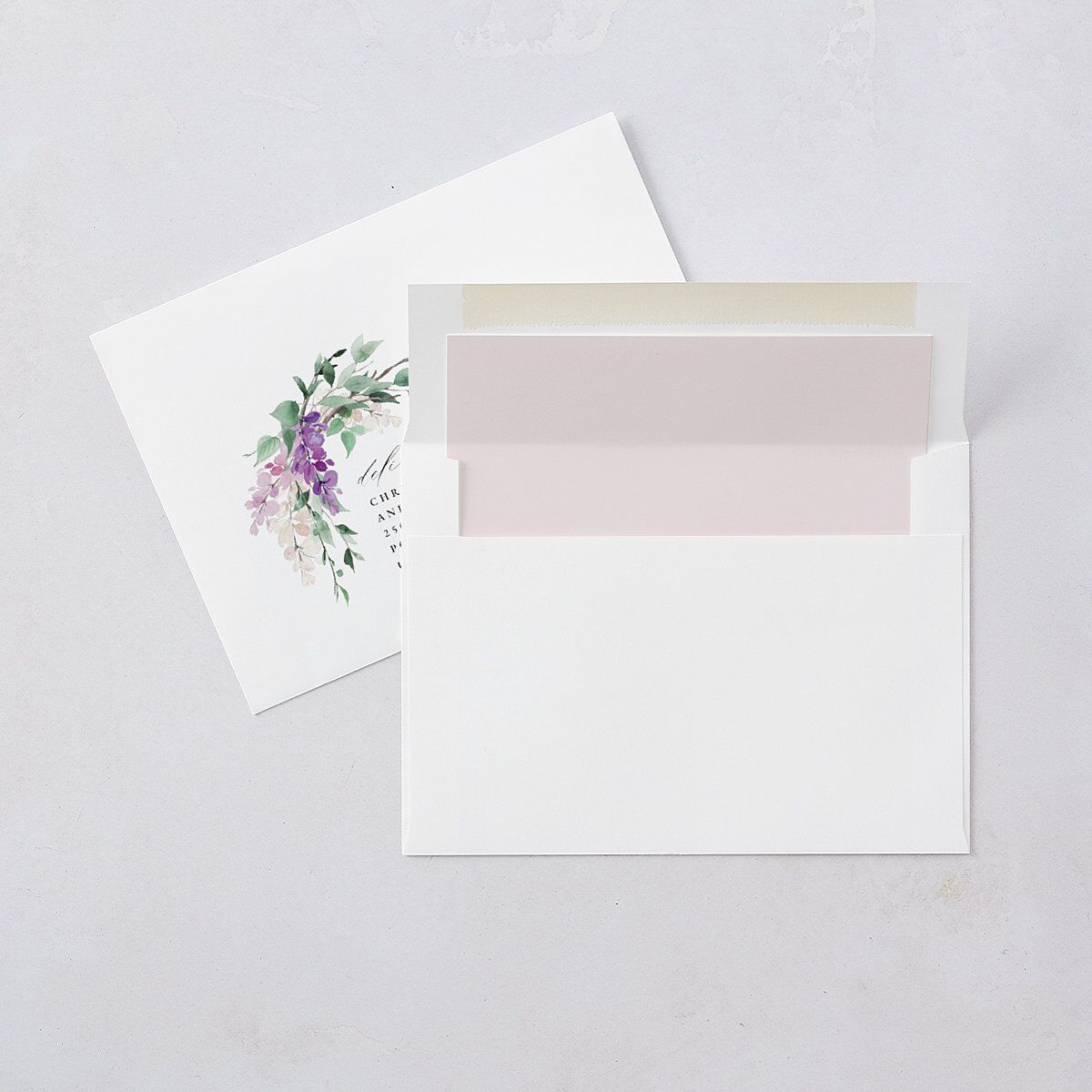 Romantic Wisteria Save The Date Cards — view 7