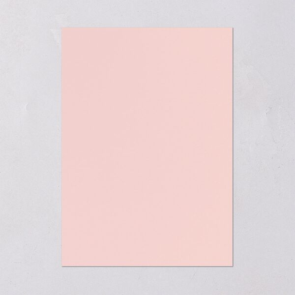 Delphinium Crest Wedding Invitations Shell Pink Signature Blank No Standard
