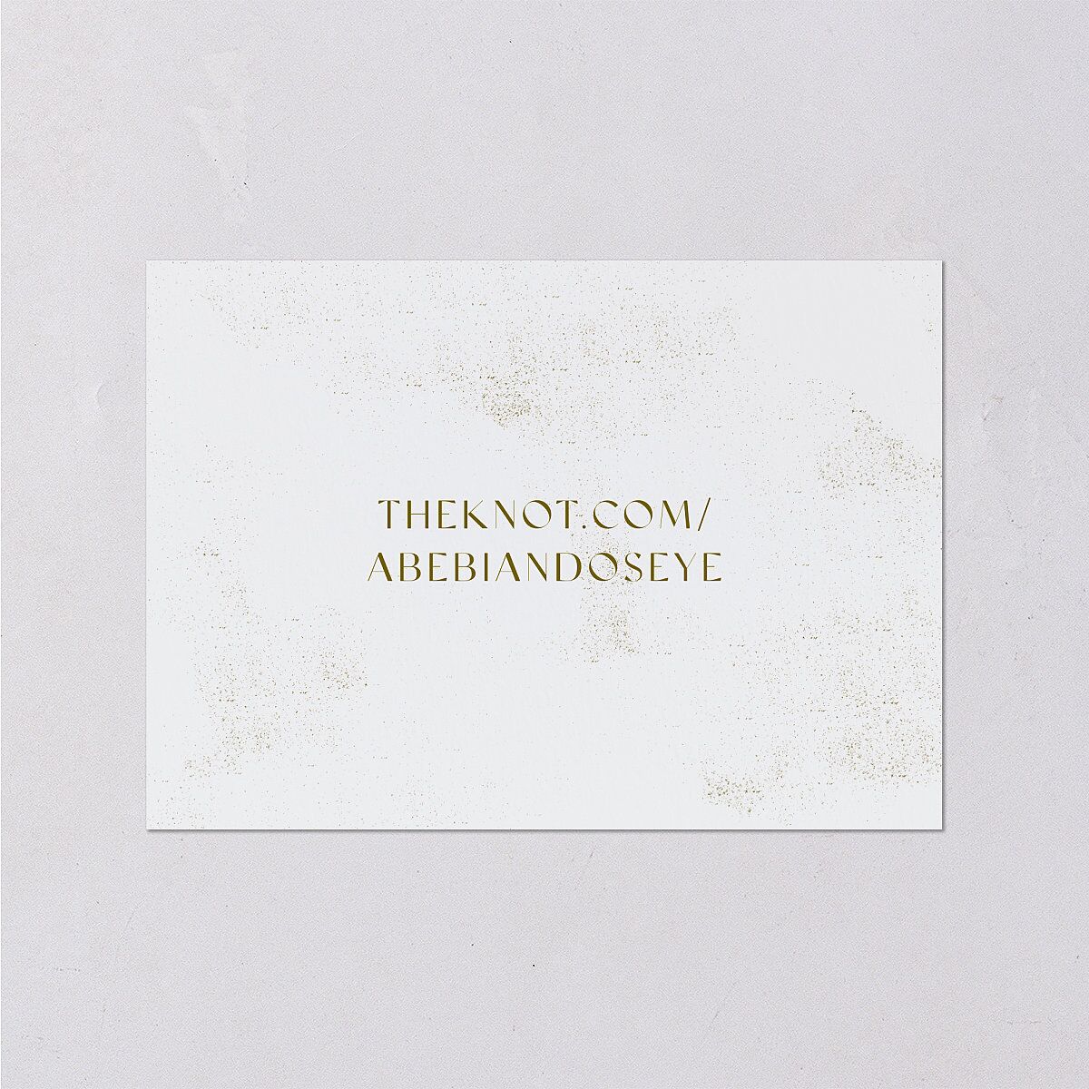 Gilded Sahara Pattern Wedding Response Cards Gold Umber Signature Standard