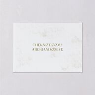 Gilded Sahara Pattern Wedding Response Cards Gold Umber Signature Standard