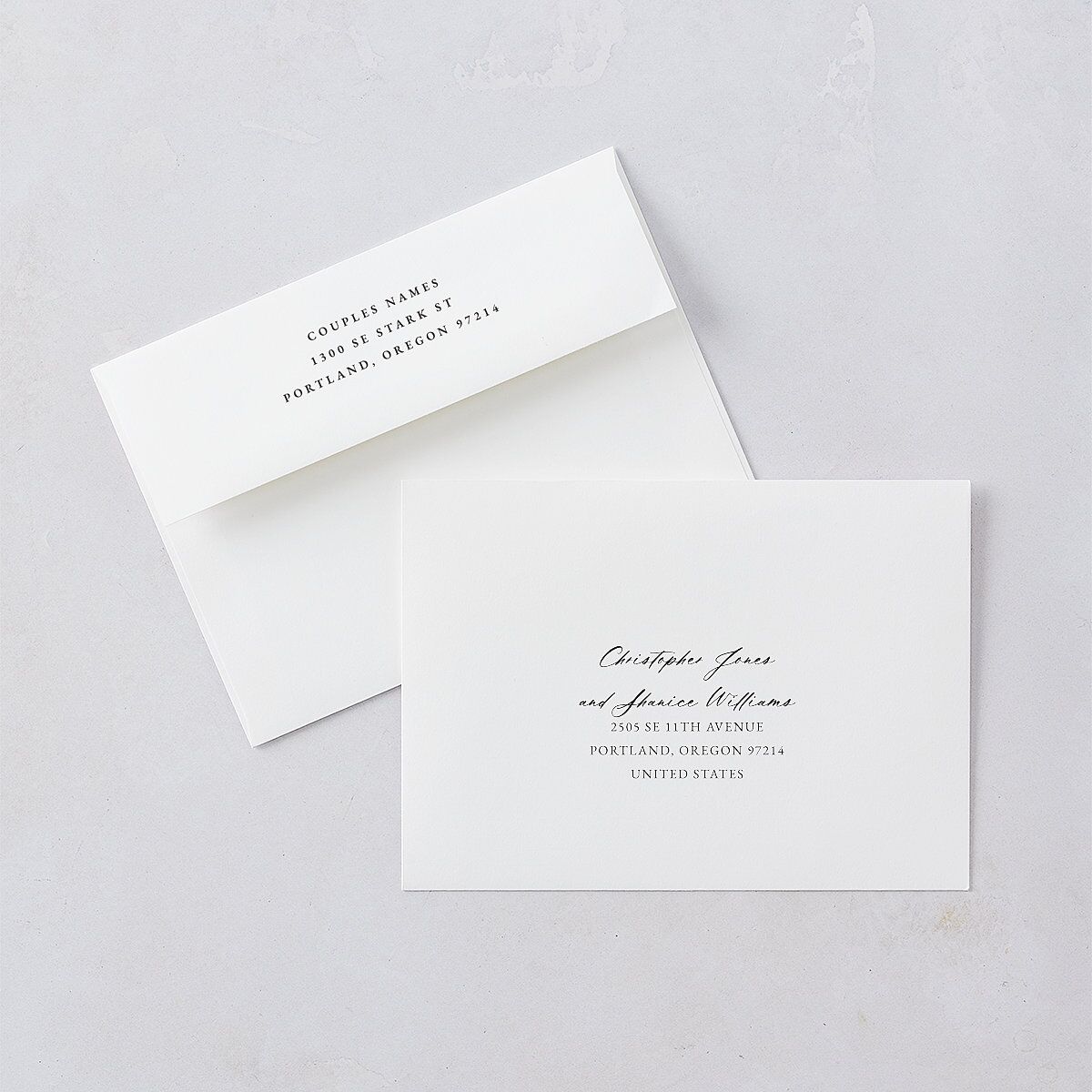 Beach Monogram Wedding Invitations — view 6