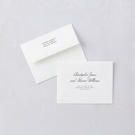 Elegant Swans Thank You Cards Ivory