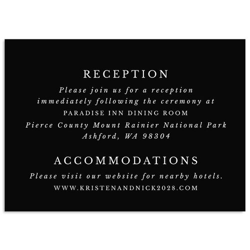 Eucalyptus Frame Wedding Enclosure Cards Walnut Signature Standard