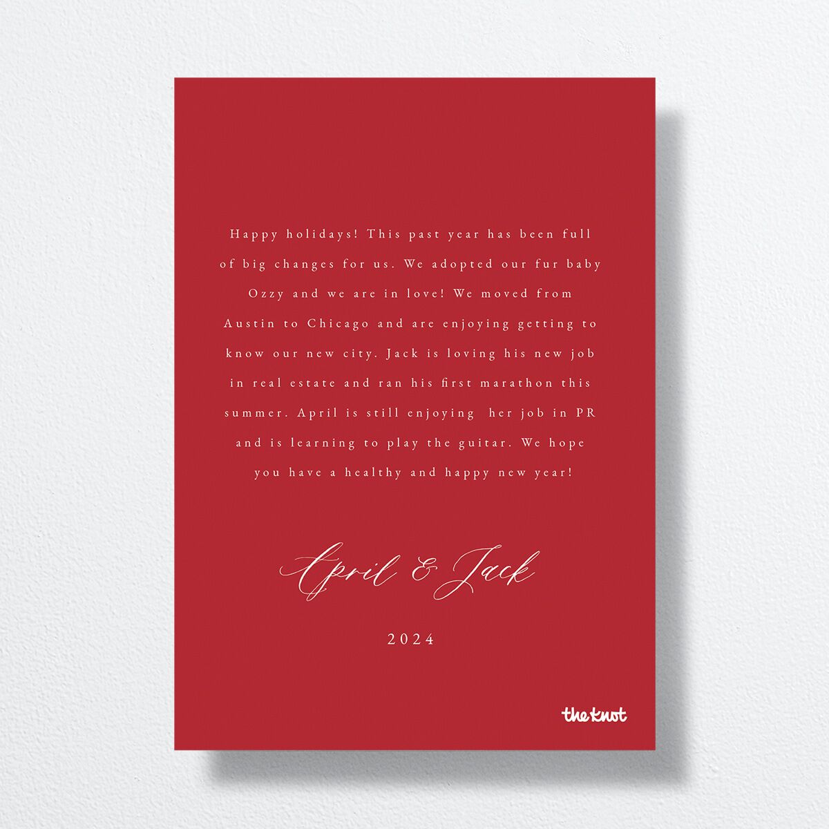 Beloved Poinsettia Holiday Cards Crimson Signature