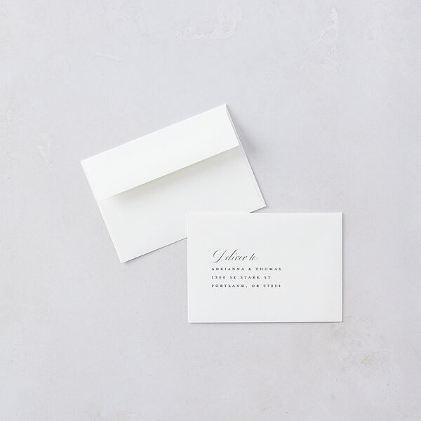 Classic Capture Wedding Response Cards Midnight Signature Standard