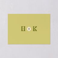 Simple Retro Daisy Wedding Event Detail Cards Meadow Signature Standard