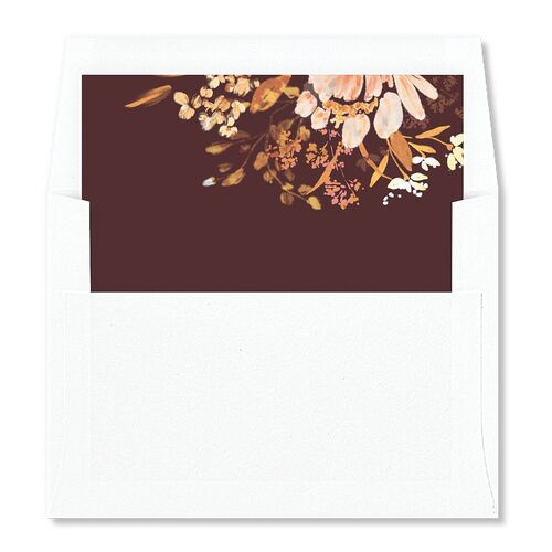 In Bloom Standard Envelope Liners Chocolate Standard