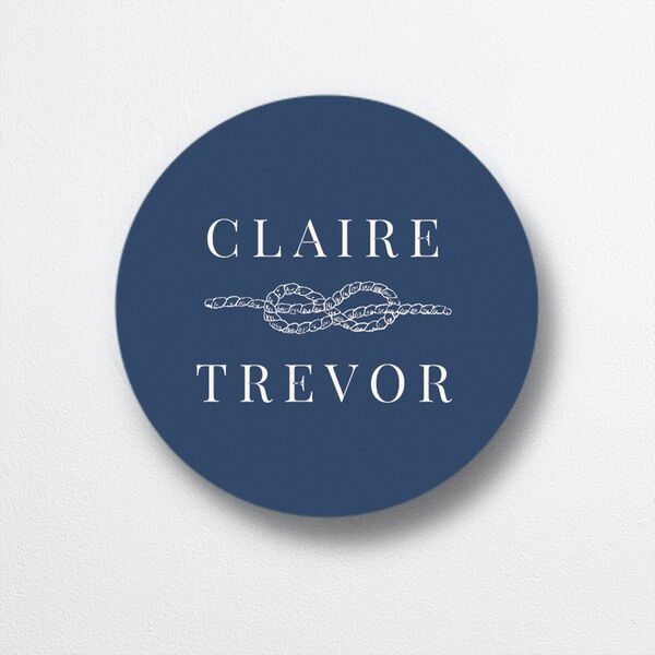 Elegant Lighthouse Foil Wedding Stickers Maritime