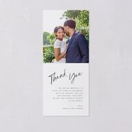 The Night Before You Are Mine Photo Menus Pure White Signature