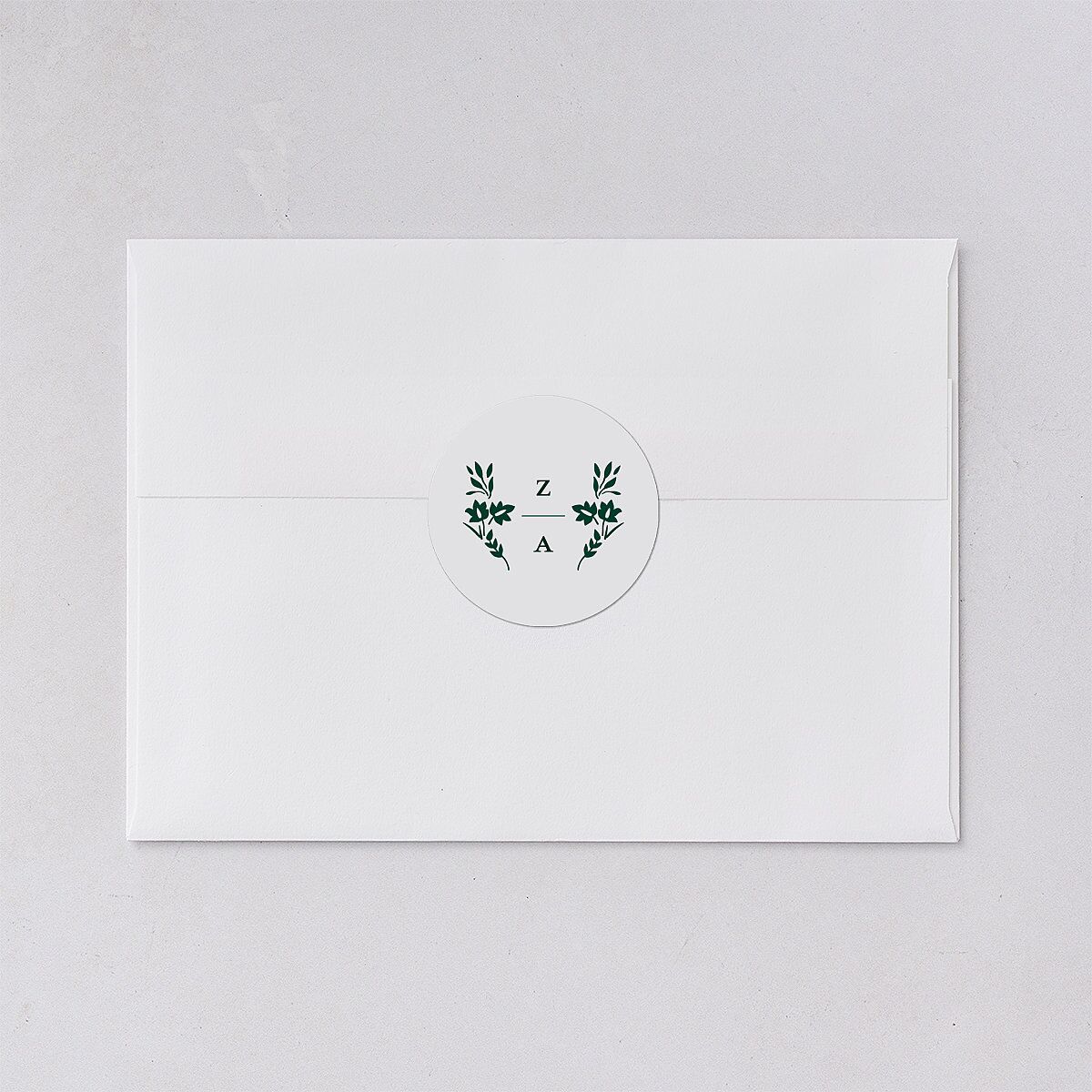 Rustic Kingdom Wedding Stickers Dark Green Sticker