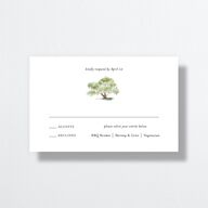 Charming Charleston All-in-One Wedding Invitations Pure White Signature Light Both Recipient and Return Addresses No