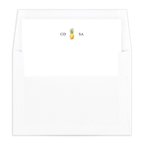 Charming Charleston Envelope Liners - White