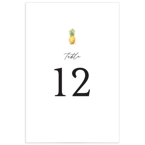 Charming Charleston Table Numbers - White