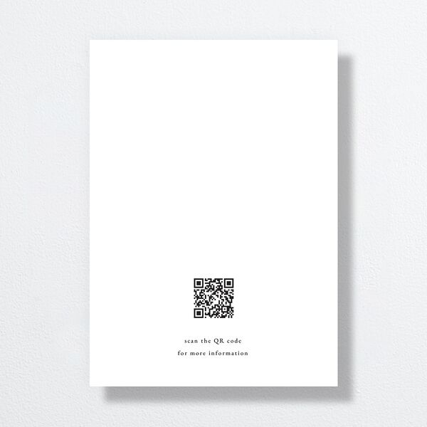 Simple Modern Monogram Wedding Invitations Pure White Signature No Standard