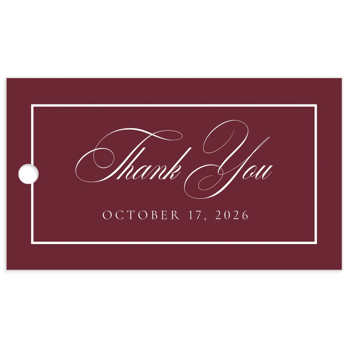 Lasting Frame Favor Gift Tags