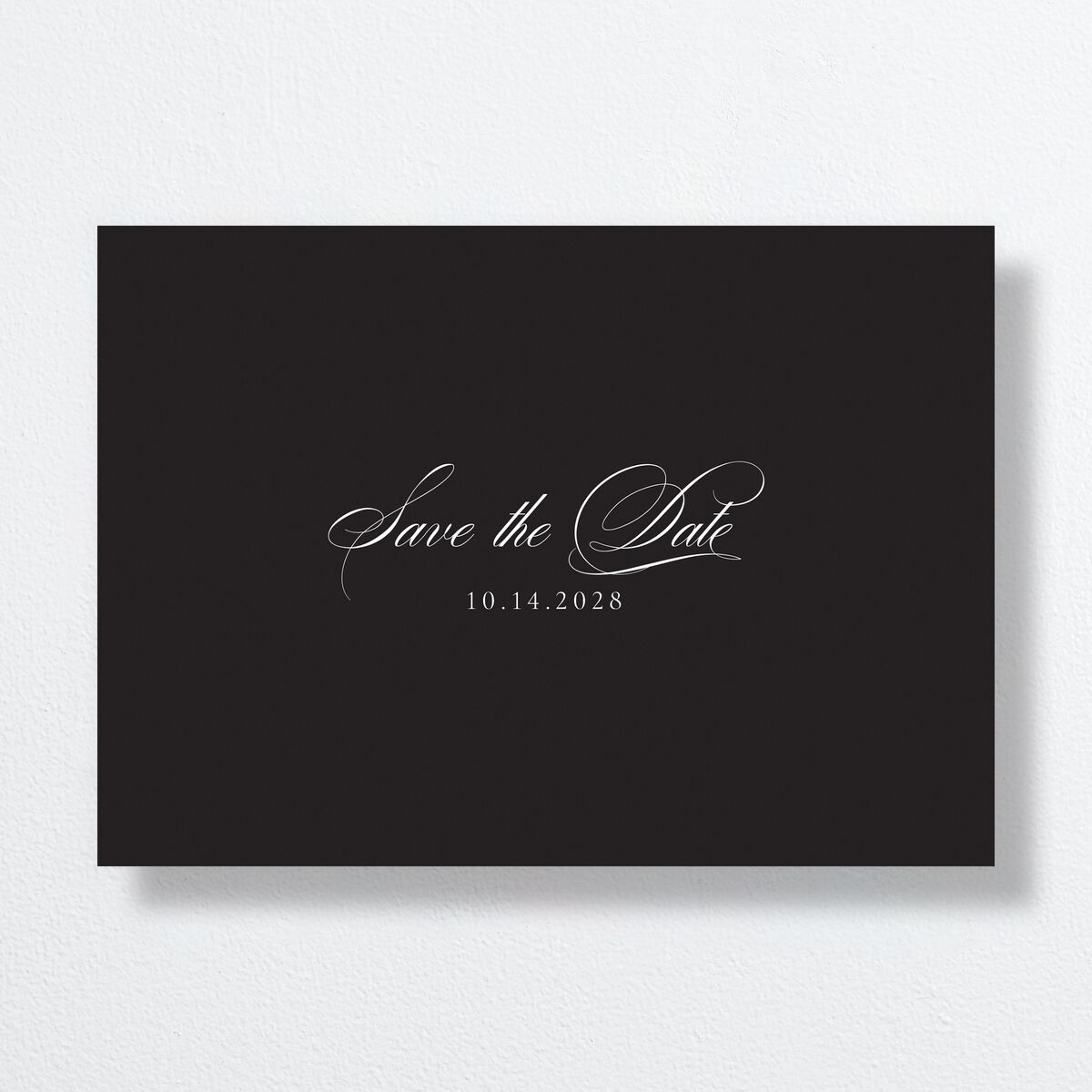 Lasting Frame Save the Date Cards Pure White Signature smooth No Standard