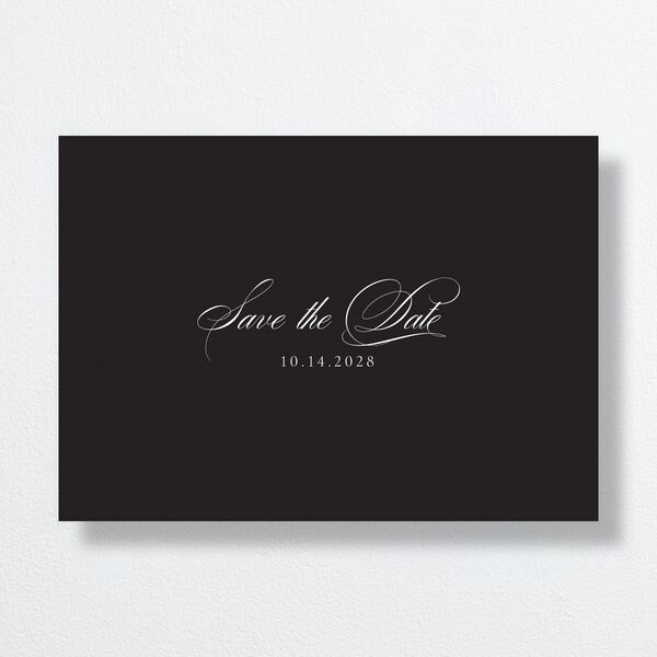 Lasting Frame Save the Date Cards Pure White Signature smooth No Standard